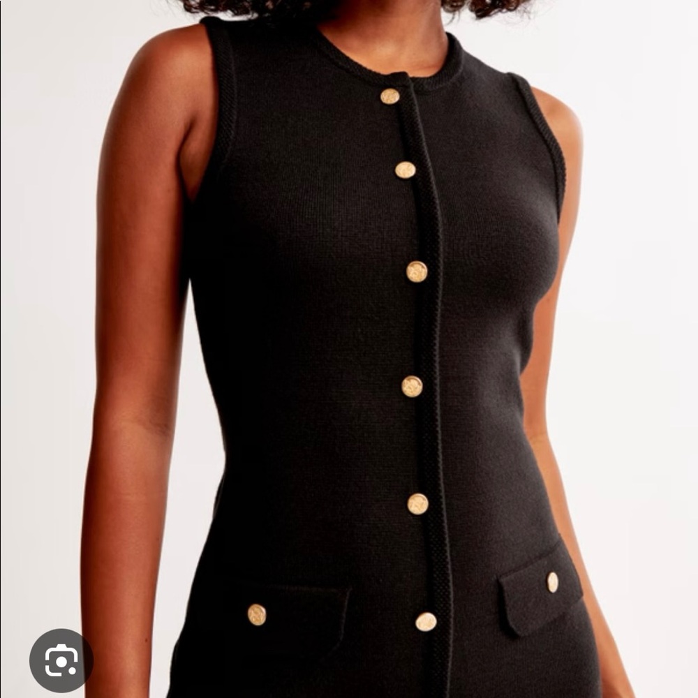 EUC Abercrombie & Fitch Mara High Neck Vest Sweater Mini Dress